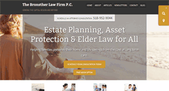Desktop Screenshot of bronstherlaw.com